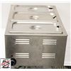 Image 1 : FULL SIZE COUNTER TOP FOOD WARMER W/ 3 1/3 INSERTS