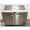 Image 1 : 48" REFRIGERATED PREP TABLE W/ 12 1/6TH S/S
