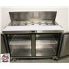 Image 2 : 48" REFRIGERATED PREP TABLE W/ 12 1/6TH S/S