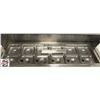 Image 4 : 48" REFRIGERATED PREP TABLE W/ 12 1/6TH S/S