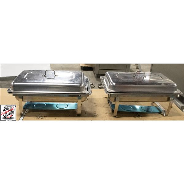 TWO FULL SIZE CHAFING DISHES