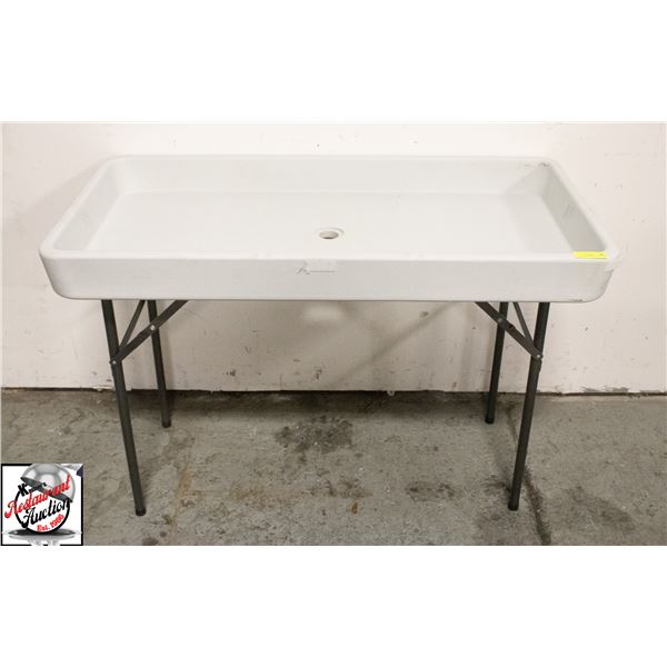 CAMP ZERO FOLDING DUMP TABLE 47.5" X 23.6" X 32.3