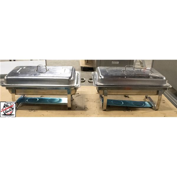 TWO FULL SIZE CHAFING DISHES