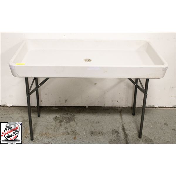 CAMP ZERO FOLDING DUMP TABLE 47.5" X 23.6" X 32.3