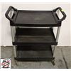 Image 1 : RUBBERMAID 3 TIER SERVICE CART