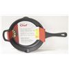 Image 1 : 10" MASTERCHEF CAST IRON PAN W/ HELPER HANDLE