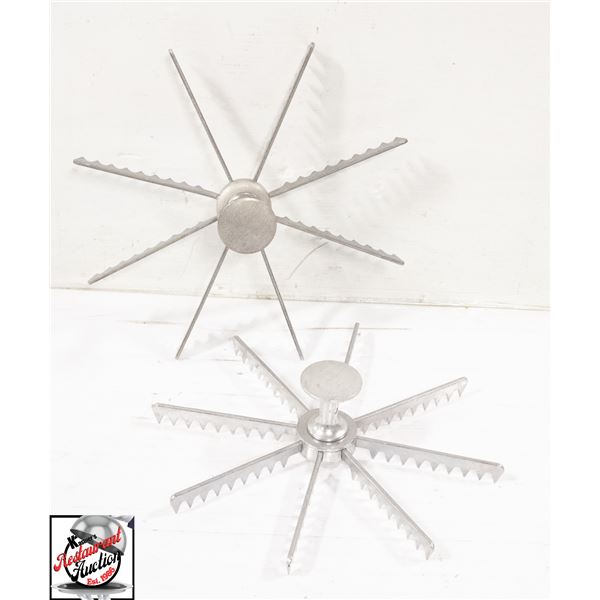 TWO 8 SLICE PIE MARKERS