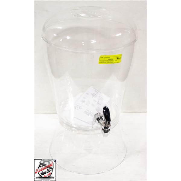 UNKNOWN CAPACITY CLEAR BEVERAGE DISPENSER