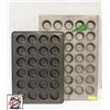 Image 1 : TWO ASSORTED MUFFIN TINS