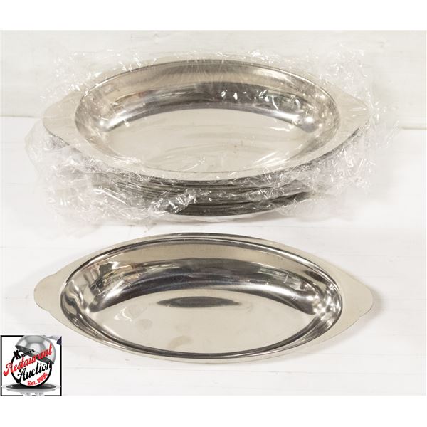 14 NEW JOHNSON ROSE S/S AU GRATIN DISHES