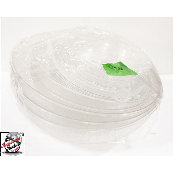 11 ASSORTED PLASTIC SALAD BOWLS