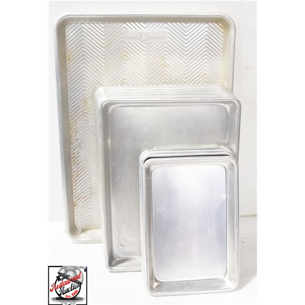 BAILIFF SEIZURE: ASSOTTED ALUMINUM BUN PANS