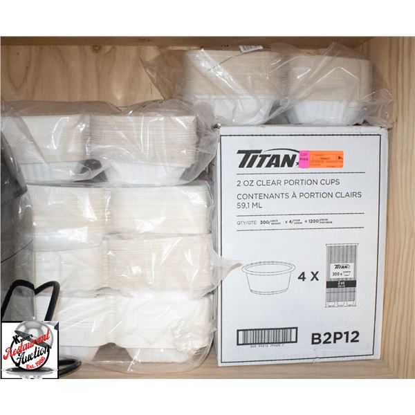 BAILIFF SEIZURE: ASSORTED TOGO CONTAINERS