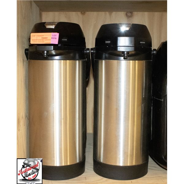 BAILIFF SEIZURE: 4 FETCO 3.8 LITER  COFFEE SERVERS