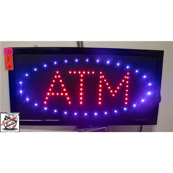 BAILIFF SEIZURE: LIGHT UP " ATM " SIGN