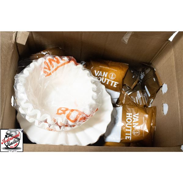 BAILIIF SEIZURE: VAN HOUTE COFFEE W. FILTERS