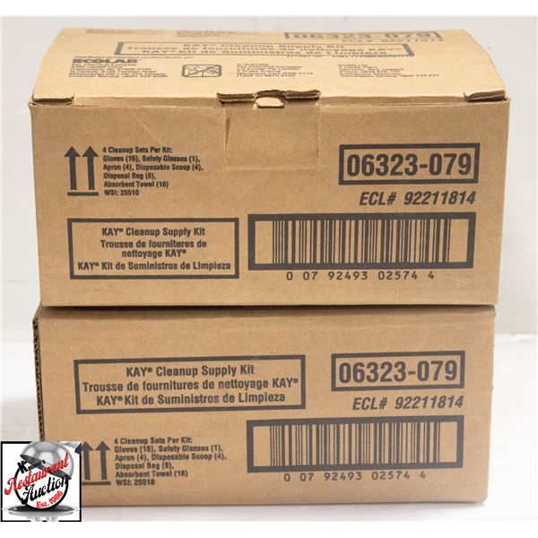 TWO KAY CLEAN UP SUPPLY KITS