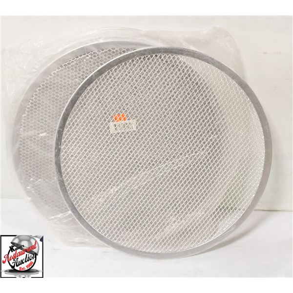 11 NEW 15" ALUMINUM PIZZA SCREENS