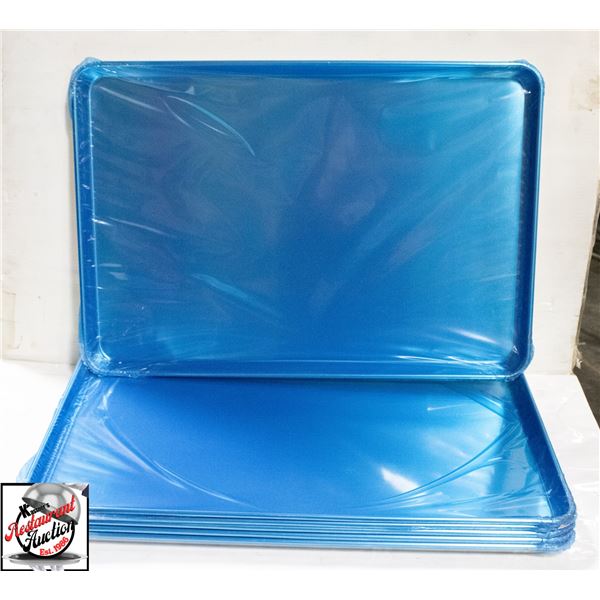 6 NEW THORINOX ALUMINUM FULL SIZED BUN PANS