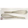 Image 1 : 2 NEW JOHNSON ROSE 16" PIANO WIRE WHISKS