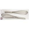 Image 1 : 2 NEW JOHNSON ROSE 16" PIANO WIRE WHISKS