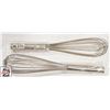 Image 1 : 2 NEW JOHNSON ROSE 14" PIANO WIRE WHISKS