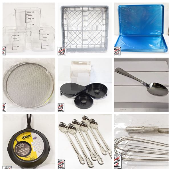 FEATURED LOTS: NEW KITCHEN SMALL WARES
