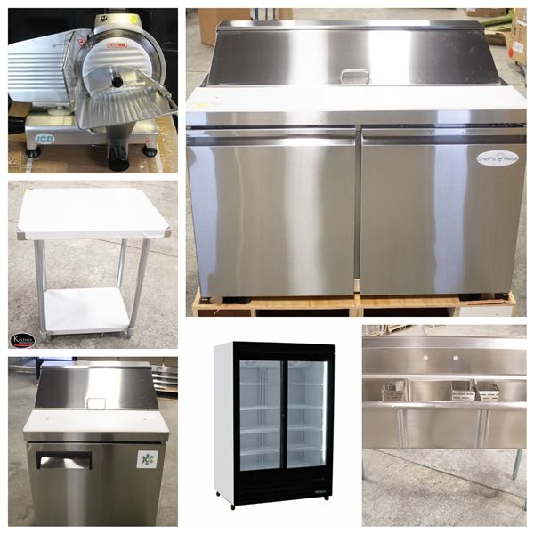 FEATURED LOTS: BRAND NEW KITCHEN EQUIPMENT