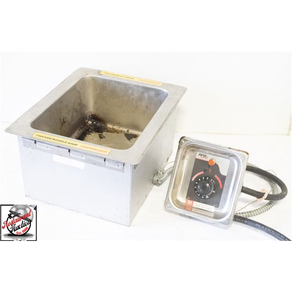 STANDEX 1/2 SIZE DROP IN HOT FOOD WELL