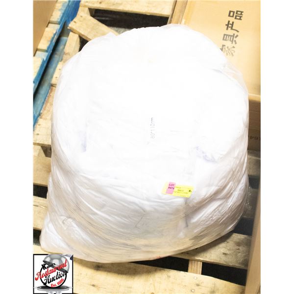 30 COCK TAIL WHITE COVERS