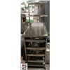 Image 1 : 4 DRAWER PREP STATION ON CASTORS