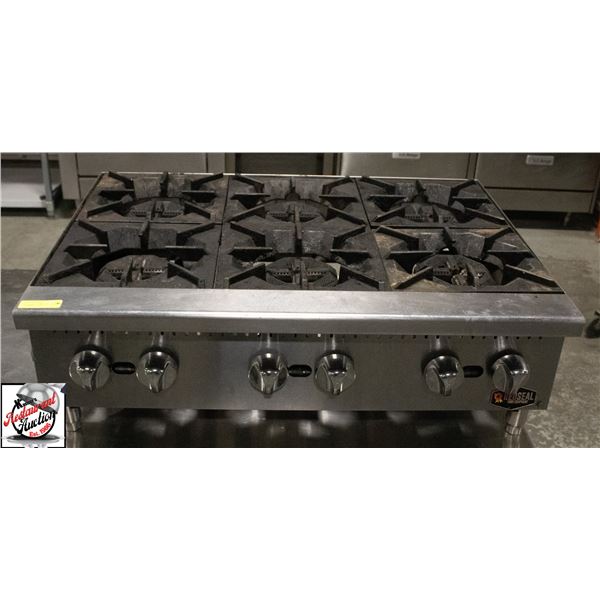 6 BURNER 36" POT STOVE