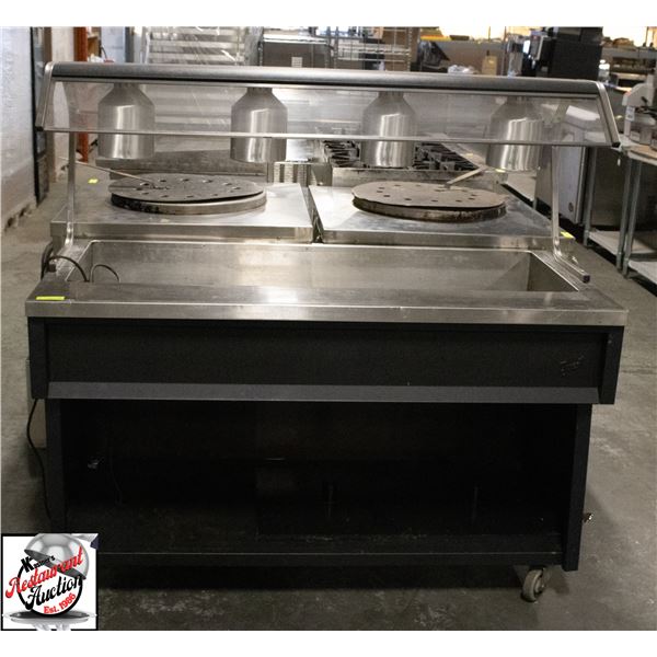 QUEST 59" COLD FOOD WELL BUFFET TABLE