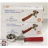 Image 1 : 2 POLAR WARE 1.75 OZ RED ICE CREAM DISHER