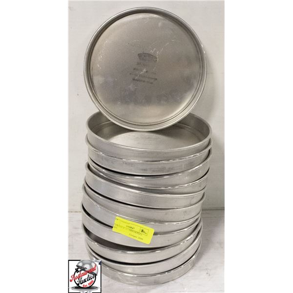 12 CROWN 8" ALUMINUM PIZZA PANS
