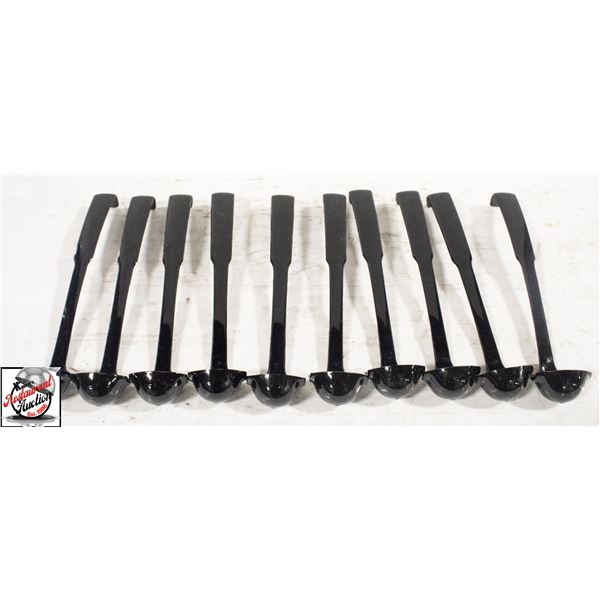 10 CARLISLE POLYCARB LADLE 0.75 OZ 10.5" BLACK