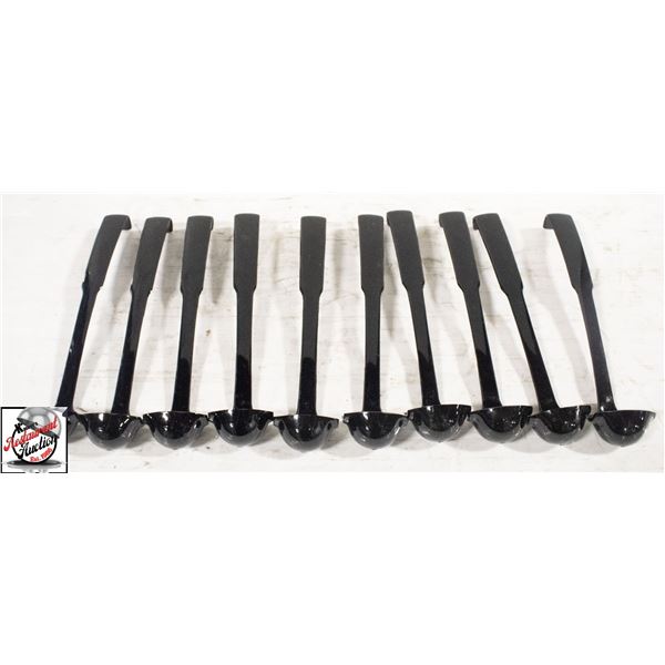 10 CARLISLE POLYCARB LADLE 0.75 OZ 10.5" BLACK