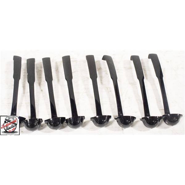 8 CARLISLE POLYCARB LADLE 0.75 OZ 10.5" BLACK