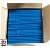 Image 1 : CASE OF 12000 BIODEGRADABLE BLUE COCKTAIL STRAWS