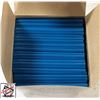 Image 1 : 12000 BIODEGRADABLE BLUE SLENDER COCKTAIL STRAWS