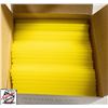 Image 1 : 12000 BIODEGRADABLE YELLOW COCKTAIL STRAWS