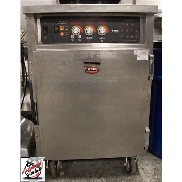 FWE ELECTRIC COOK AND HOLD OVEN ON CASTORS