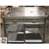 Image 1 : STAINLESS STEEL TABLE 44" X 45" X 35"