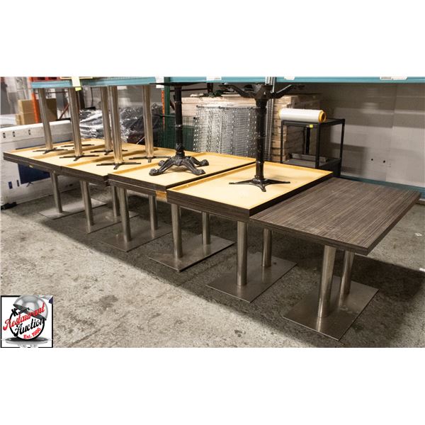 11 47" X 27" X 30" DINING TABLES
