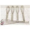 Image 1 : 5 JOHNSON ROSE 14" STAINLESS STEEL WHISKS