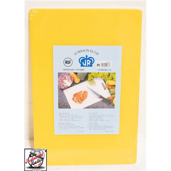 NEW JOHNSON ROSE YELLOW 12" X 18" X 1/2" CUTTING