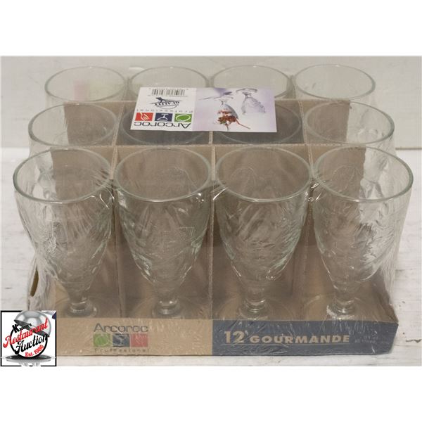 12 ARCOROC GOURMANDE ICE CREAM SUNDAE GLASS