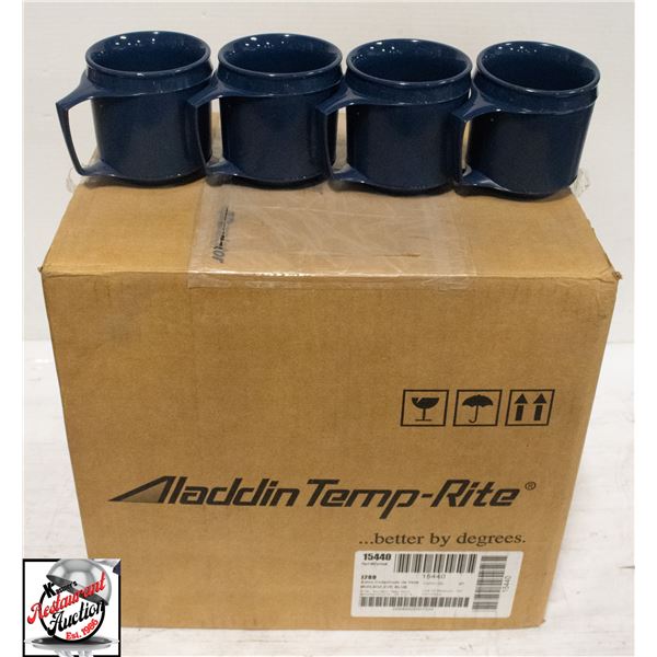 48 ALADDIN 8 OZ EVENING BLUE MUGS