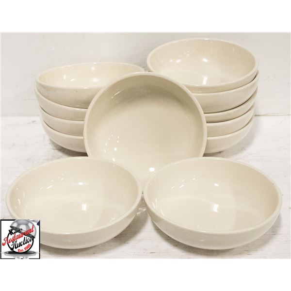 12 BUFFALO 8" LARGE BOWLS