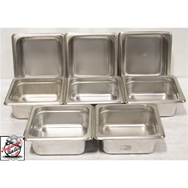 8 1/6 SIZE 1 QT STAINLESS STEEL INSERTS
